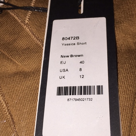 Basic By Yest Yessica Short Cardigan Sweater New Brown Size 8 - Picture 3 of 15